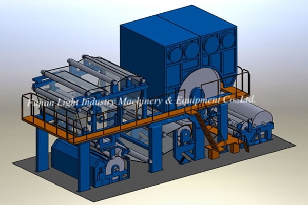 Новая разработанная высокоскоростная линия по производству туалетной бумаги с энергосберегающей системой для удаления типографской краски